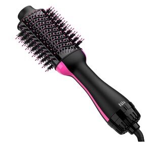 Anti-Frizz 4-1 Thermal Hair Brush Dryer, Styler, Volumizer, Hair-Straightener
